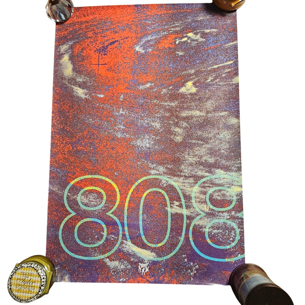 808 State Vintage 1990s Promo Album Poster 21x31 Tommy Boy Records Electronic